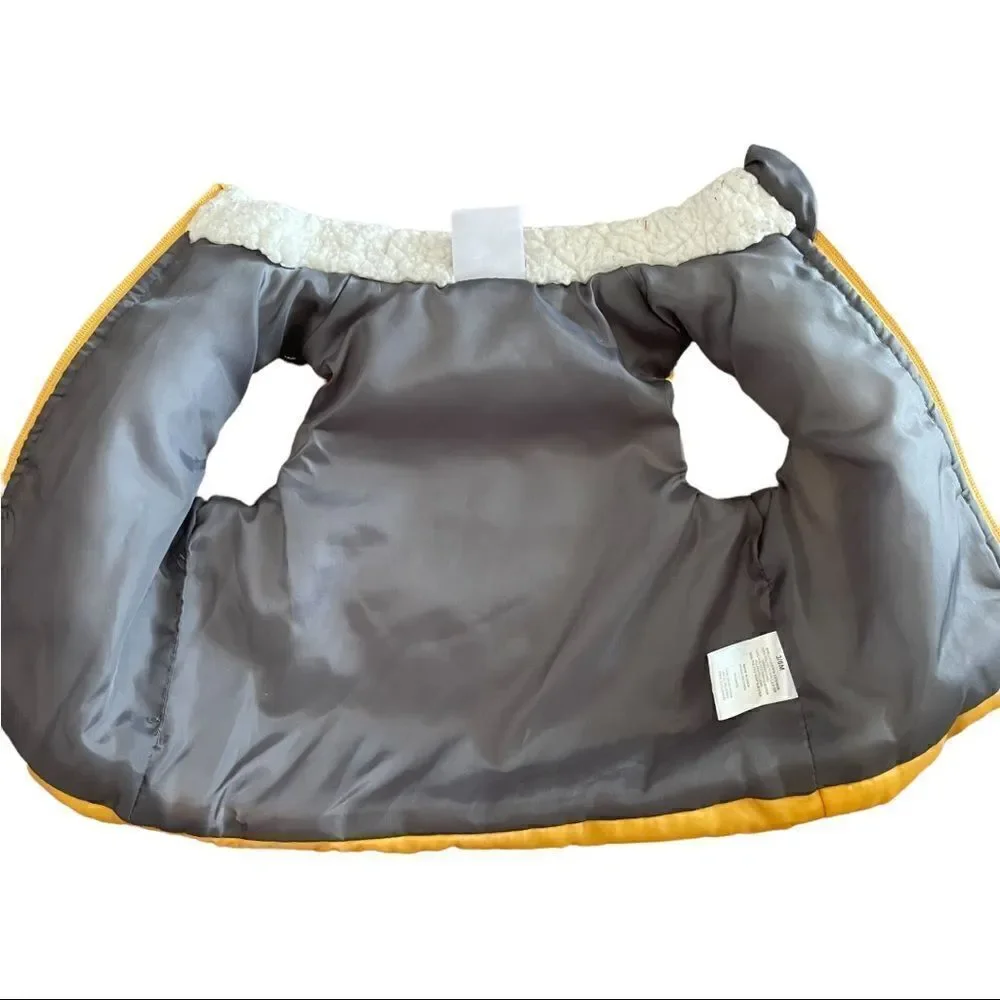 little ricky’s Yellow & Gray Baby’s Puffer Vest Sz 6M